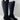 Aquatalia Black Suede/Elastic Round Toe Side Zip Knee High Boots Womens Size 7 M - Ufashion