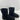 UGG Classic Short II Black Suede Shearling Lined Side Zip Ankle Boots Women’s 5 - Ufashion