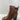 The Limited GIANNA Brown Leather Side Zip Block Heel Ankle Boots Womens Size 10M - Ufashion