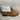 Saks Fifth Avenue Tan Fabric/Faux Fur Round Toe Front Zip Ankle Boots, Size 8.5M - Ufashion