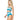 L*Space Color Block Rebel Stripe Top Mediterranean/Cream/Pool LG (36C-D) - Ufashion