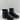 Call It Spring Black Faux Leather Round Toe Pull On Platform Ankle Boot Size 8.5 - Ufashion
