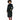 Cole Haan Signature Oversize Belted Weave Wool Blend Wrap Coat Black, Size 4 - Ufashion