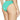 NWOT Seafolly Women's 80's Flashback High Cut Bikini Bottom Envy Size 4 - Ufashion