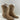 Crown Vintage STAVA Beige Cow Suede Snip Toe Side Zip Western Boots Women’s 8.5M - Ufashion