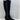 Rag & Bone Black Suede Round Toe Pull On Block Heel Knee High Boots Women’s 38.5 - Ufashion