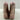 UGG Classic Short II Rose Gold Leather Sheepskin Lined Pull On Boots Girl Size 4 - Very Good - Ufashion