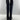 Stuart Weitzman Black Suede/Fabric Pull On Block Heel Knee High Boots Womens 8.5 - Very Good - Ufashion