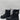 Women’s Saks Fifth Avenue Emma Leather Heeled Ankle Boots Black Size 9.5M/39.5 - Very Good - Ufashion