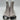 Bellini Jaded Women Open-Toed Ankle Booties Grey Size 7.5M - Ufashion