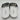 VALENTINO BY MARIO Black/White Leather Logo Slide Sandals Men’s Size 11 - Very Good - Ufashion