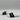 VALENTINO BY MARIO Black/White Leather Logo Slide Sandals Men’s Size 11 - Very Good - Ufashion