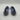 Women’s Rothy’s The Flat Round Toe Rare Blue With Reflective Stripe Size 5.5 - Like New - Ufashion