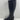 Aquatalia Black Leather/Elastic Round Toe Side Zip Knee High Boots Women’s 10 M - Very Good - Ufashion
