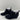 NWOB Journee Collection MYLEE Black Fabric Round Toe Pull On Wedge Ankle Boots 8 - Very Good - Ufashion