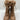 Bcbgeneration Pelica Faux Leather Embossed Combat & Lace-up Boots Brown 8.5 - Very Good - Ufashion