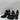 Steve Madden Linking Womens Chain Pointed Toe Ankle Boots Black Size 7M - Very Good - Ufashion