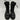 Vince Camuto REPLA Black Leather Round Toe Lace/Zip Up Biker Boots, Size 6.5M - Very Good - Ufashion
