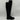 Cole Haan CHASE Black Leather Round Toe Side Zip Knee High Riding Boots, Size 5B - Very Good - Ufashion