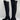 Stuart Weitzman Black Suede/Fabric Pull On Block Heel Knee High Boots Womens 6.5 - Very Good - Ufashion