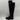 Cole Haan CHASE Black Leather Round Toe Side Zip Knee High Riding Boots, Size 5B - Very Good - Ufashion