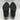 Mix No. 6 EVYLIN Black Embossed Synthetic Square Toe Side Zip Ankle Boots, 8.5M - Very Good - Ufashion