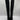 Stuart Weitzman Black Suede/Fabric Pull On Block Heel Knee High Boots Womens 6.5 - Very Good - Ufashion
