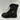Vince Camuto REPLA Black Leather Round Toe Lace/Zip Up Biker Boots, Size 6.5M - Very Good - Ufashion