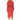 NWT B Collection by Bobeau Diane Floral Long Sleeve Shirred Dress Red Size M - Ufashion