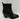 Mix No. 6 EVYLIN Black Embossed Synthetic Square Toe Side Zip Ankle Boots, 8M - Very Good - Ufashion