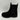 Journee Collection IVETTE Black Vegan Pull On Lug Sole Chelsea Boots, Size 9 - Very Good - Ufashion