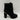DKNY Logan Black Nylon Round Toe Front Zip Lug Sole Ankle Boots, Size 8.5M - Very Good - Ufashion