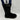 UGG Shania Black Suede/Knit Round Toe Pull On Boots, Women’s Size 6 - Very Good - Ufashion