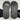 UGG Shania Black Suede/Knit Round Toe Pull On Boots, Women’s Size 6 - Very Good - Ufashion