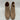 Lucky Brand PELLYON Tan Suede Pointed Toe Side Zip Western Booties, Size 9M - Very Good - Ufashion
