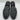 Saks Fifth Avenue Black Fabric/Faux Fur Round Toe Front Zip Ankle Boots Sz 6.5M - Very Good - Ufashion