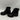Sperry SYREN Black Suede/Rubber Round Toe Lace/Zip Up Ascend Duck Boots, Size 6M - Very Good - Ufashion
