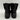 Sperry SYREN Black Suede/Rubber Round Toe Lace/Zip Up Ascend Duck Boots, Size 6M - Very Good - Ufashion