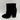 Jessica Simpson BURDETTE Black Suede Round Toe Side Zip Block Heel Boots, 7.5M - Very Good - Ufashion