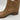 Lucky Brand PATTRIK Brown Leather Round Toe Side Zip Block Heel Booties, Size 6M - Very Good - Ufashion
