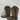 Circle G Women's Dragonfly Square Toe Boots Brown Leather Size 10M - Very Good - Ufashion