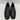 Franco Sarto DELA Black Leather Square Toe Slip On Loafers, Womens 10M - Ufashion