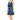 NWT HALSTON Sleeveless V-Neck Pleated Dress w/Lace Teal Size 10 - Ufashion