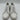 Valentino by Mario Valentino Ermione Leather Sneakers White Size 7.5 - Very Good - Ufashion
