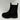 Journee Collection IVETTE Black Vegan Pull On Lug Sole Chelsea Boots, Size 6 - Very Good - Ufashion