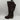 Journee Collection LATE Brown Round Toe Buckled Pull On Knee High Boots, 8.5WC - Very Good - Ufashion