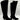 Anne Klein WEBB Black Fabric Pointed Toe Side Zip Tall Boots, Size 6.5M - Very Good - Ufashion