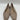 Saks Fifth Avenue Women's Snake-Embossed Leather Ballet Flats Beige Size 8M - Very Good - Ufashion