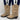 Shyanne Women's Tanya Slouch Harness Fashion Boots Beige Size 6 - Very Good - Ufashion