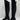 Stuart Weitzman Black Suede/Fabric Pull On Block Heel Knee High Boots Women 5 - Very Good - Ufashion